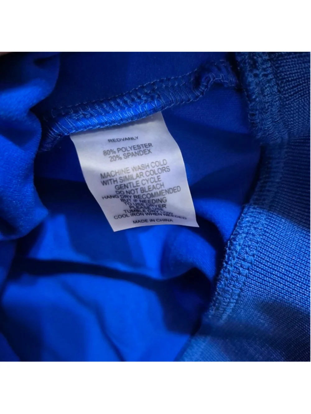 Men's REDVANLY Blue Seales Hoodie XL with White Stripes